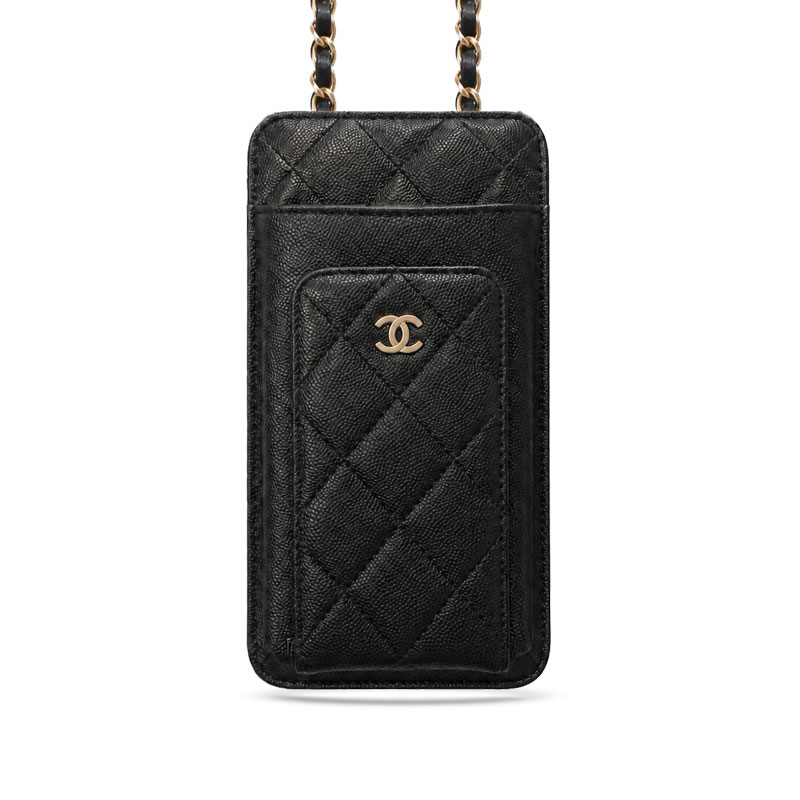 High-quality Leather CC Crossbody Phone Bag-GECC215