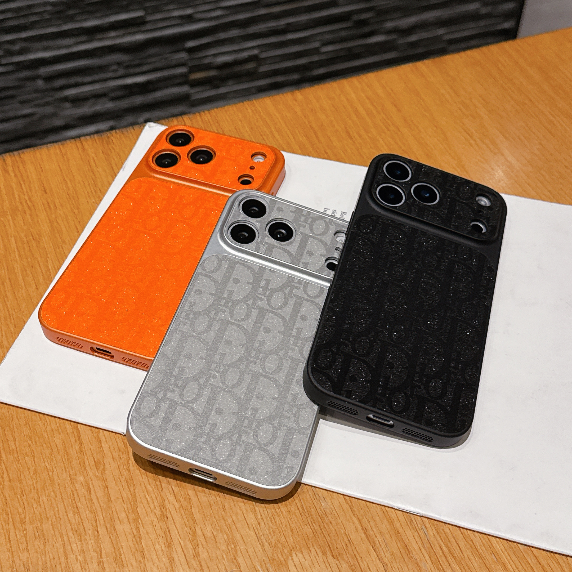 High-quality  CD iPhone case orange– GFLV005