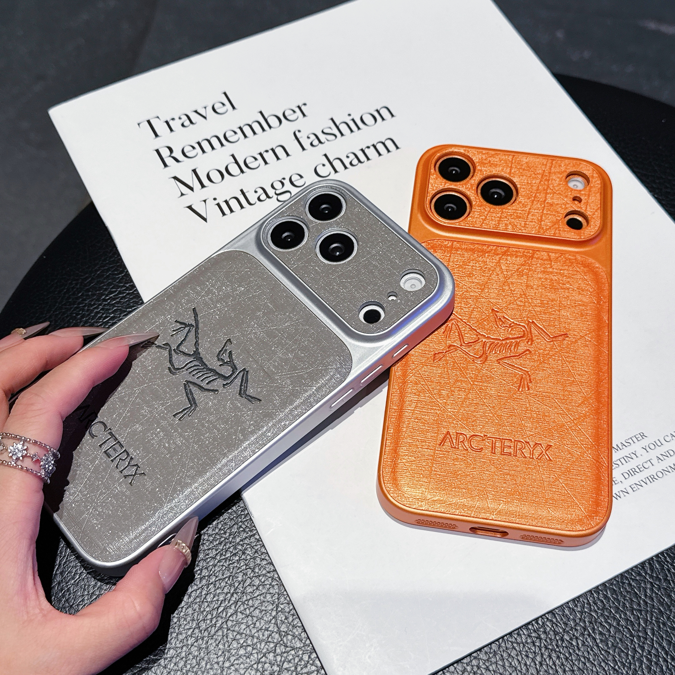 Elegant APX iPhone case orange– GFLV008