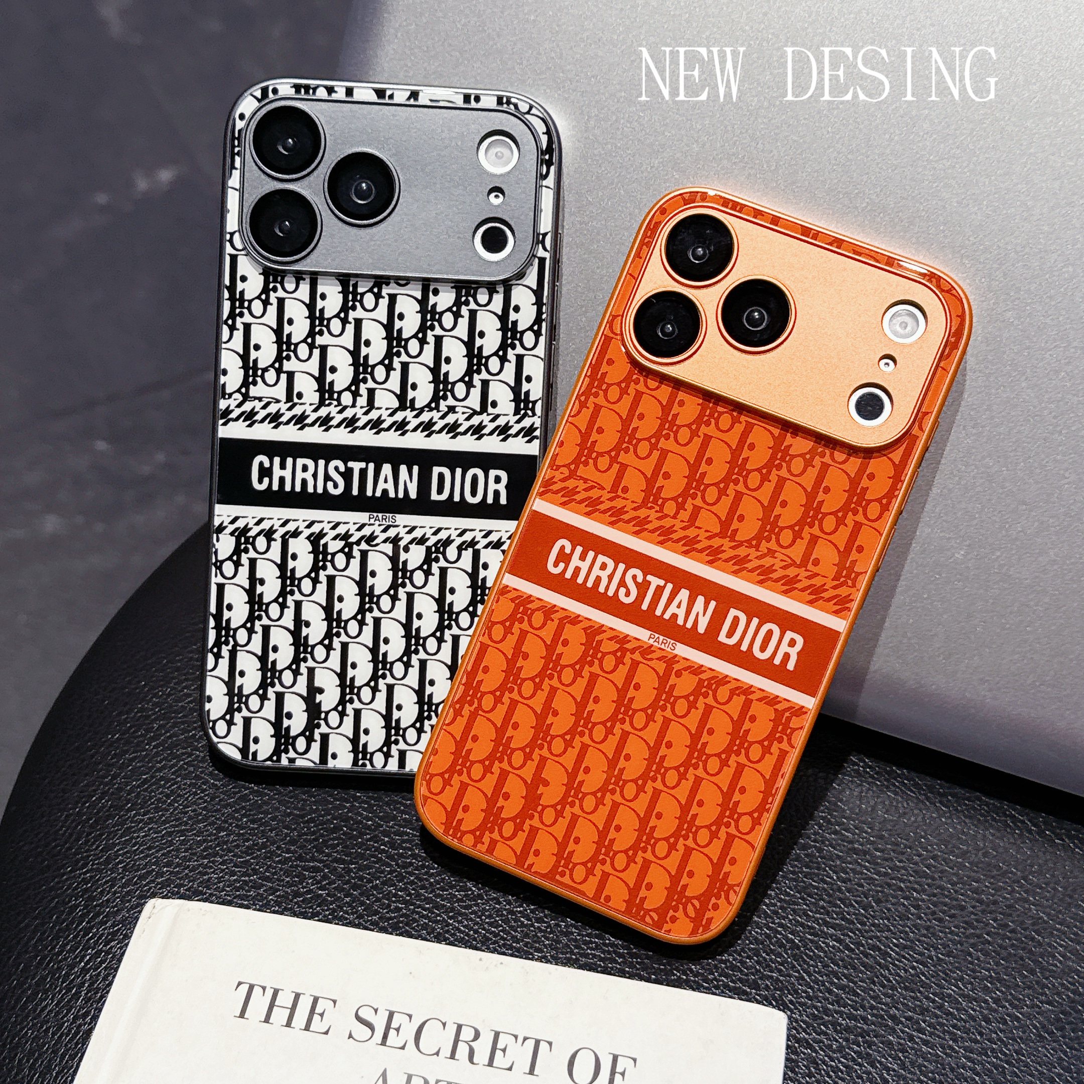 High-quality CD iPhone case orange– GFLV0010