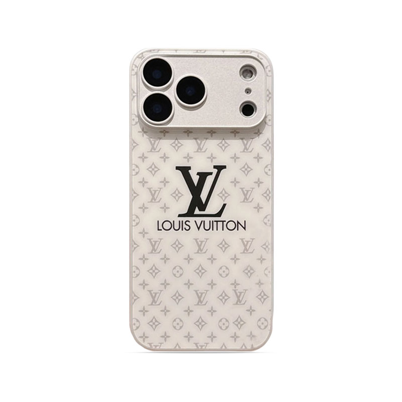 Elegant Monogram iPhone Case White For iPhone 17/16/15/14/13-VEMO023