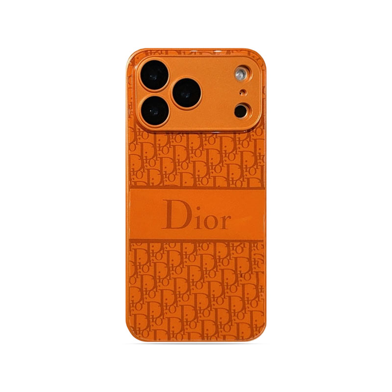 Premium CD iPhone Case Orange For iPhone 17/16/15/14/13-VECD026