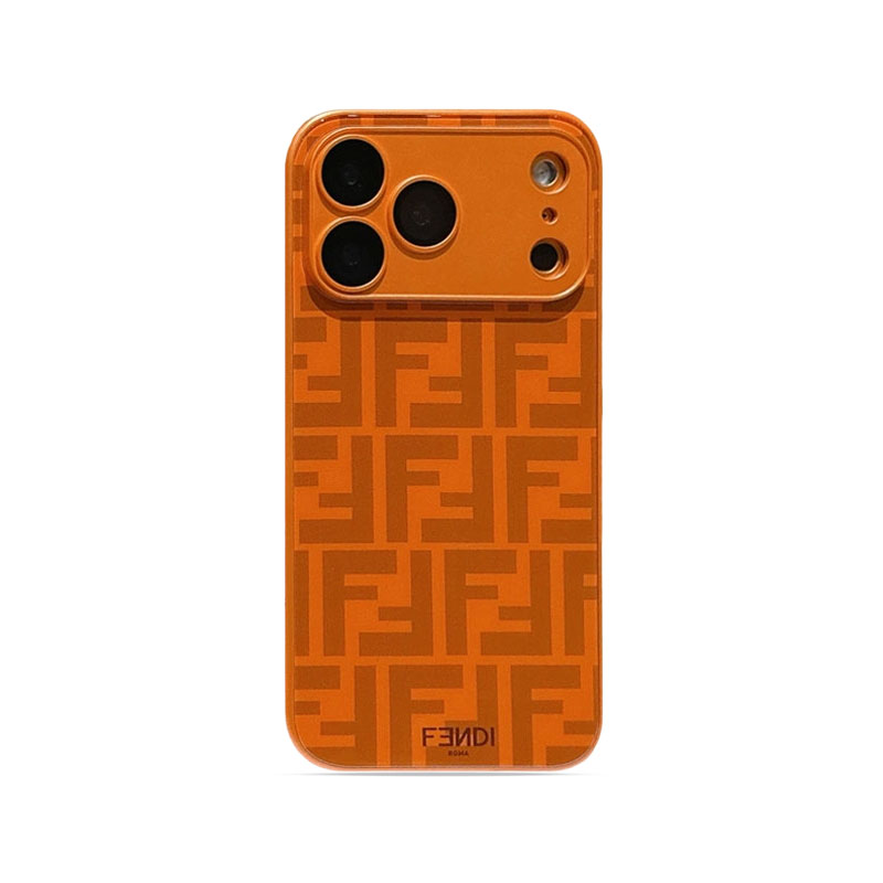 Glossy FD iPhone Case Orange For iPhone 17/16/15/14/13-VEFD027