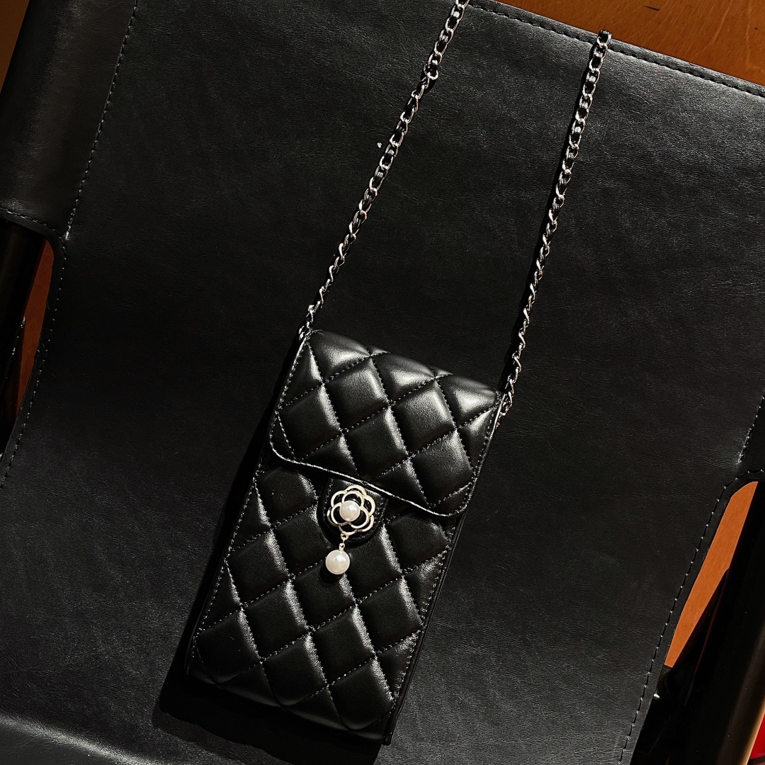 Luxury Leather CC Crossbody Phone Bag-GECC187