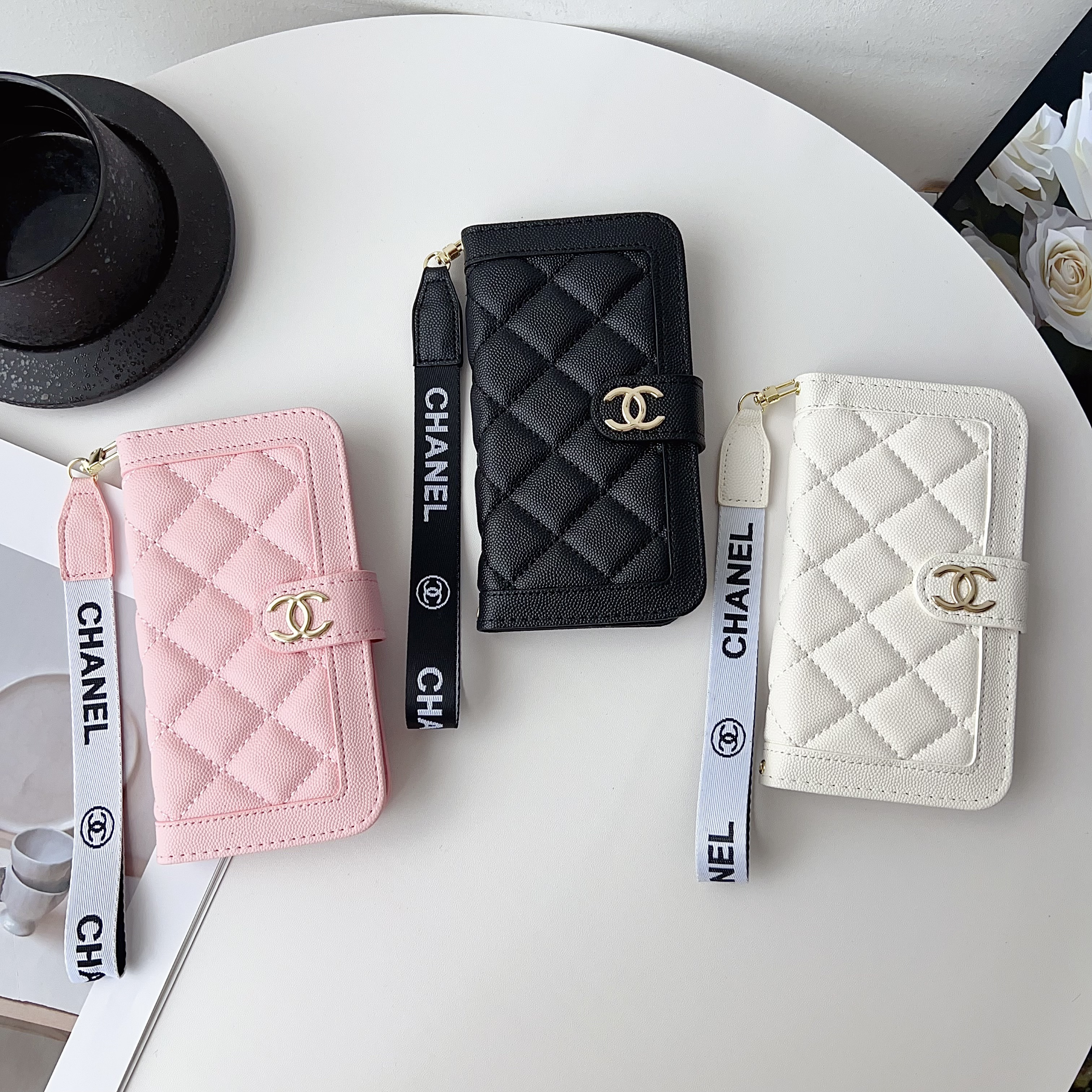 Premium Leather CC iPhone Case With Flip Wallet  -GECC190