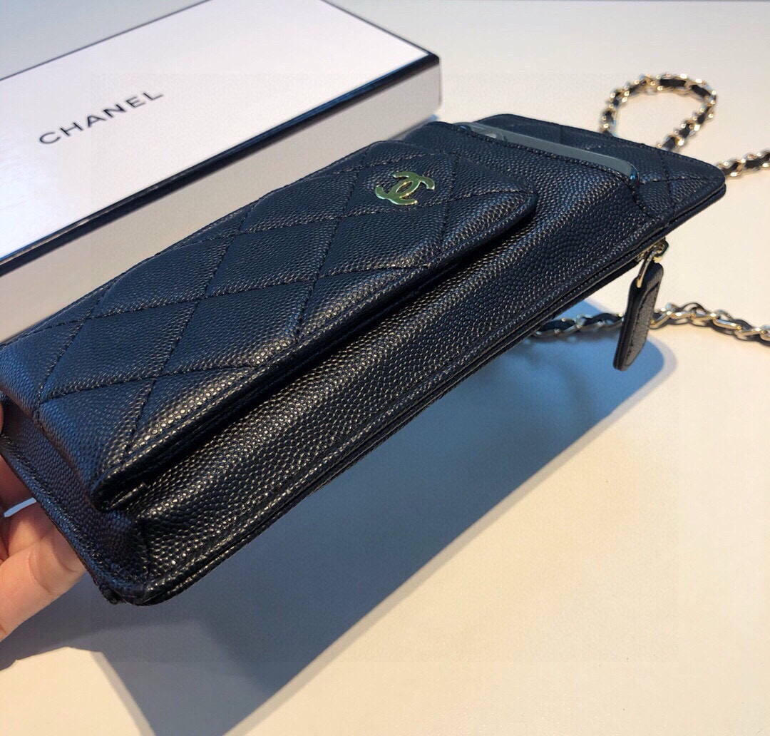 High-quality Leather CC Crossbody Phone Bag-GECC215