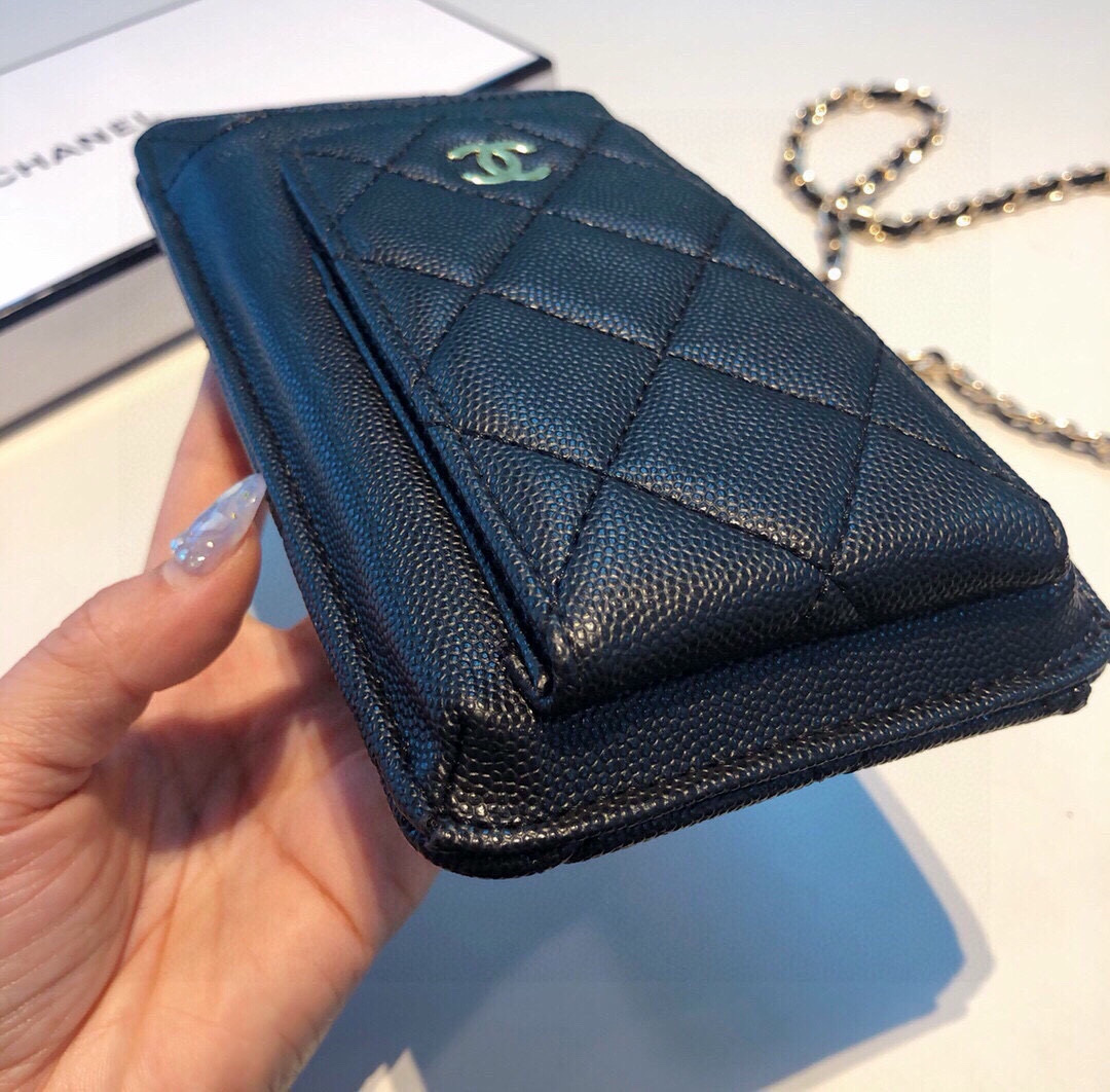 High-quality Leather CC Crossbody Phone Bag-GECC215