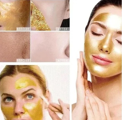GOLD FOIL PEEL-OFF MASK