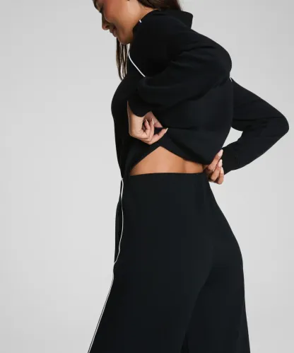 AirEssentials Pique Half Zip Jumpsuit (Buy 2 Free Shipping)