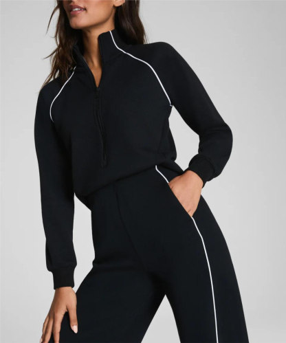 AirEssentials Pique Half Zip Jumpsuit (Buy 2 Free Shipping)