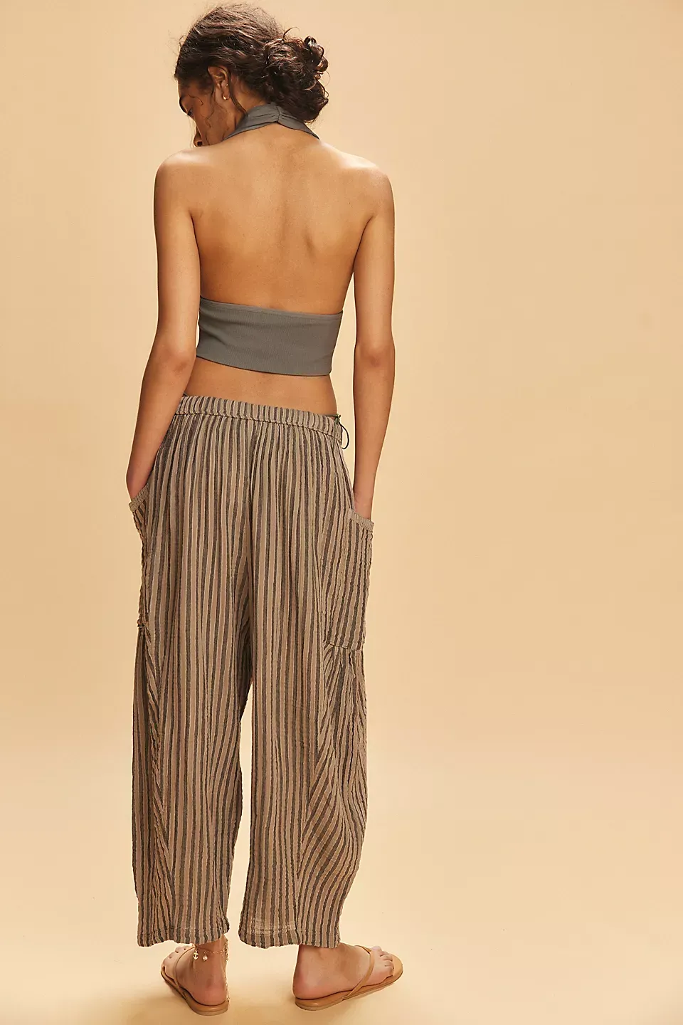 Cozy Quinn Striped Pants (Buy 2 Free Shipping)