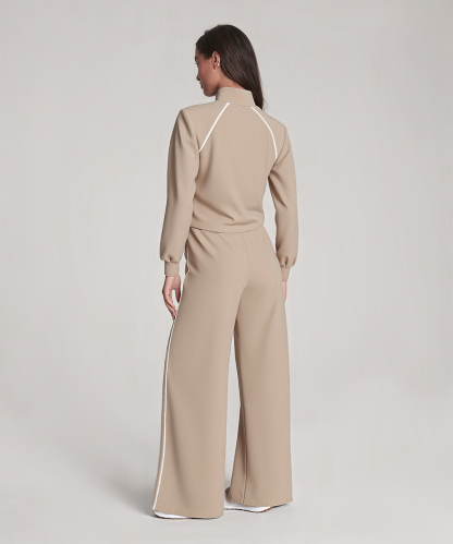 AirEssentials Pique Half Zip Jumpsuit (Buy 2 Free Shipping)