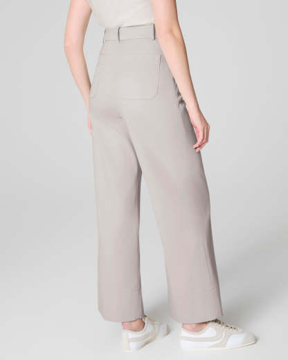 Tummy Control Stretch Twill Wide Leg Pant (Buy 2 Free Shipping)