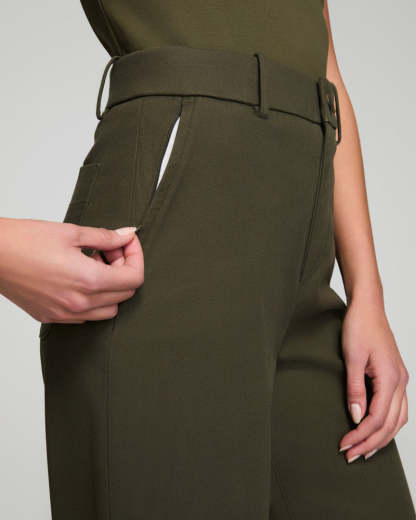 Supersmooth Stretch Twill Cropped Wide Leg Pant (Buy 2 Free Shipping)