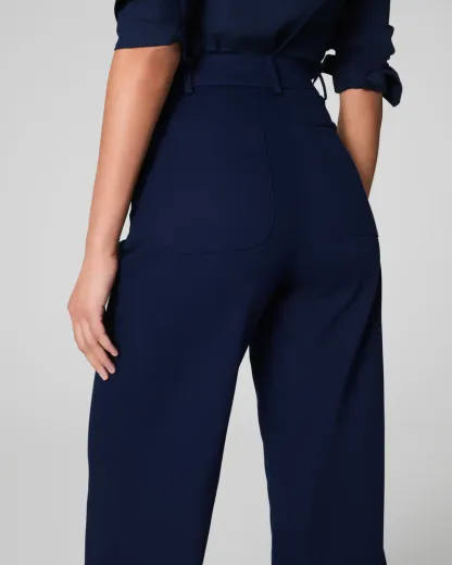 Supersmooth Stretch Twill Cropped Wide Leg Pant (Buy 2 Free Shipping)