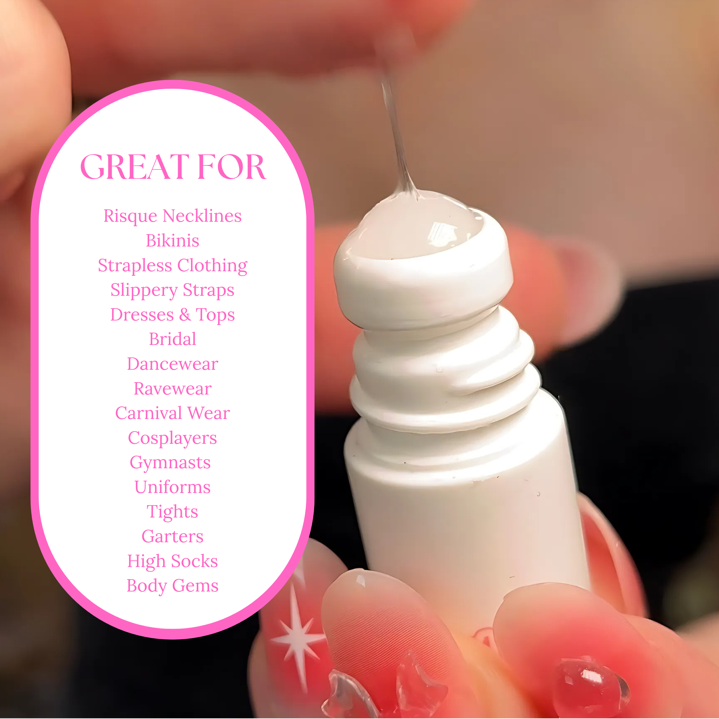 Premium Roll On Body Adhesive