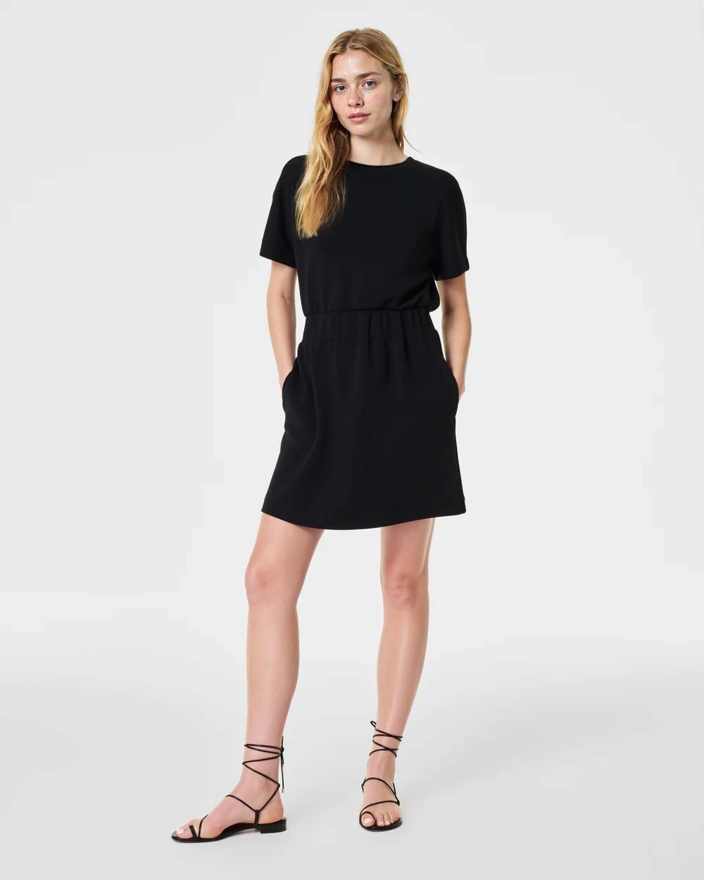 AirEssentials Cinched T-Shirt Dress (Buy 2 Free Shipping)