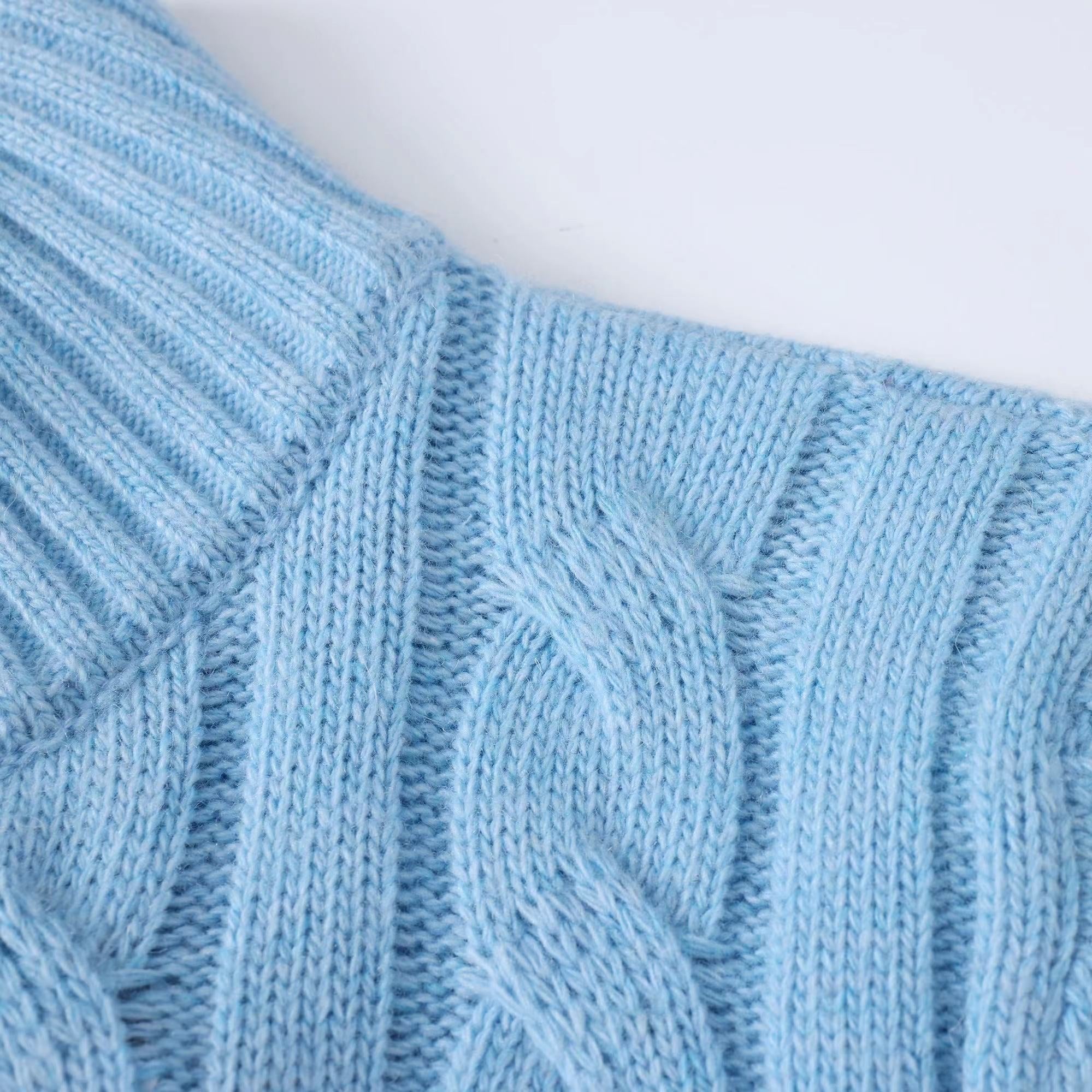 Knit Wool-Cashmere Sweater