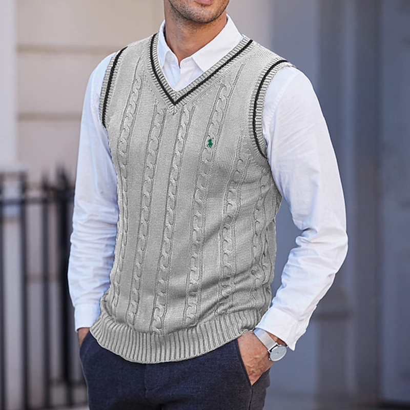 RalphLauren® Vintage Knitted Vest Sweater