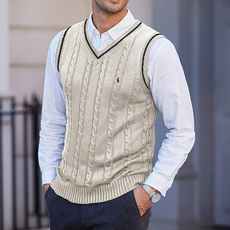 RalphLauren® Vintage Knitted Vest Sweater