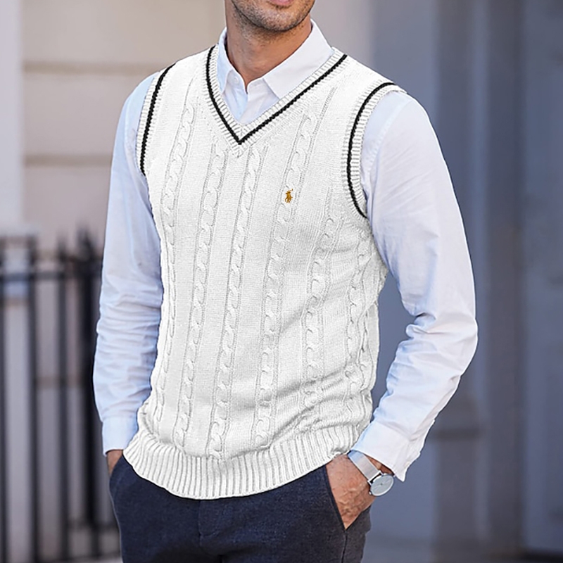 RalphLauren® Vintage Knitted Vest Sweater