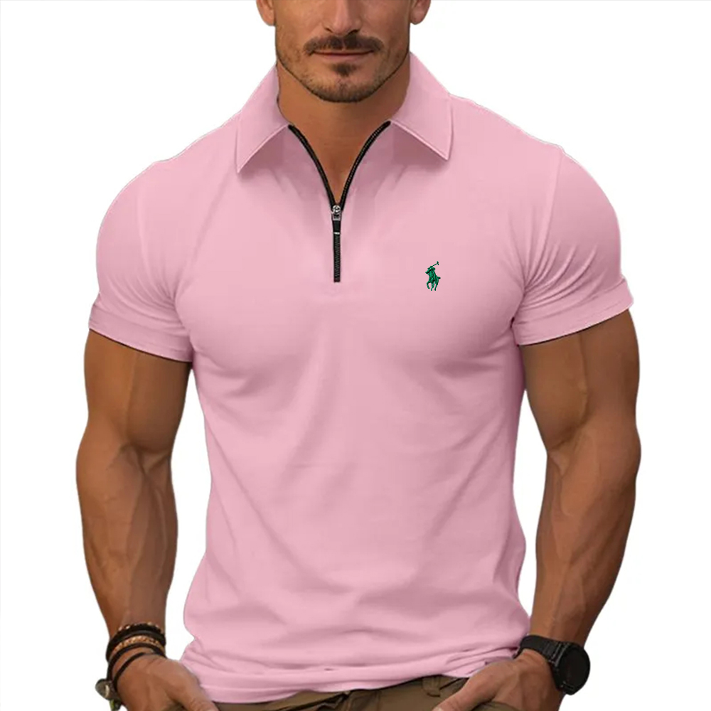 Ralph Lauren® Fit Cotton Zipper  Polo Shirt