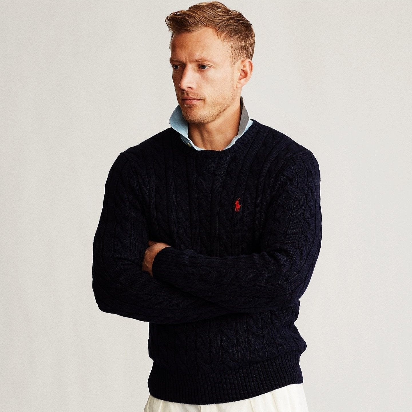 Knit Wool-Cashmere Sweater