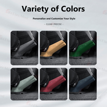 ElecMod Alcantara Rear Anti-kick Trim Cover For Tesla Model 3 Highland
