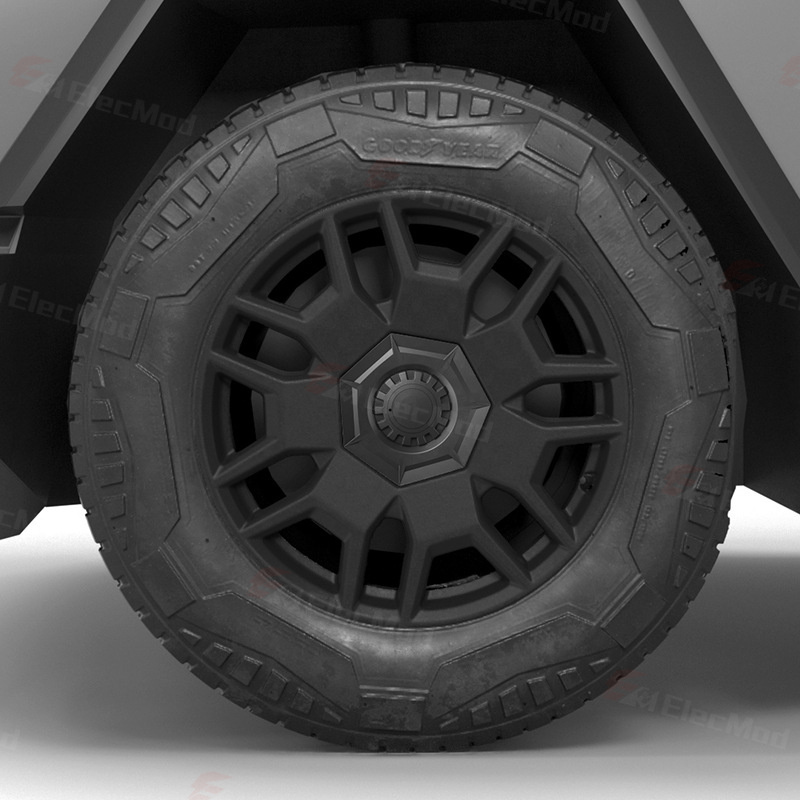 ElecMod Wheel Hub Caps For Tesla Cybertruck (Set of 4)