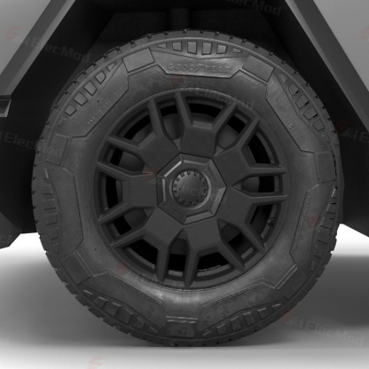 ElecMod Wheel Hub Caps For Tesla Cybertruck (Set of 4)