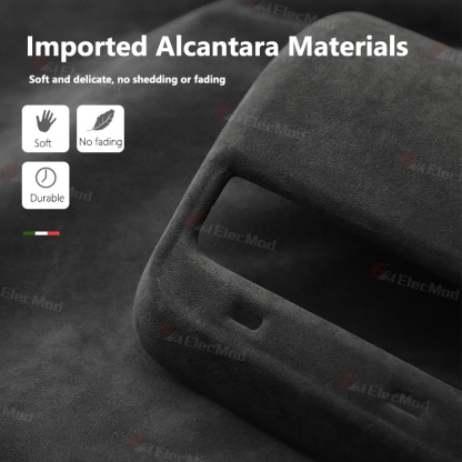 ElecMod Alcantara Rear AC Vents Trim Cover For Tesla Model 3/Y