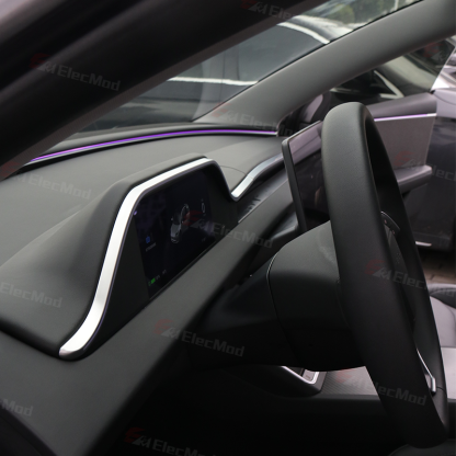 ElecMod F89 8.9-Inch CarPlay Instrument Cluster with Ambient Lighting For Model 3 Highland