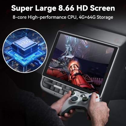 ElecMod 8.6-inch Rear Entertainment Display For Tesla Model 3/Y (Android & Large Air Vent)