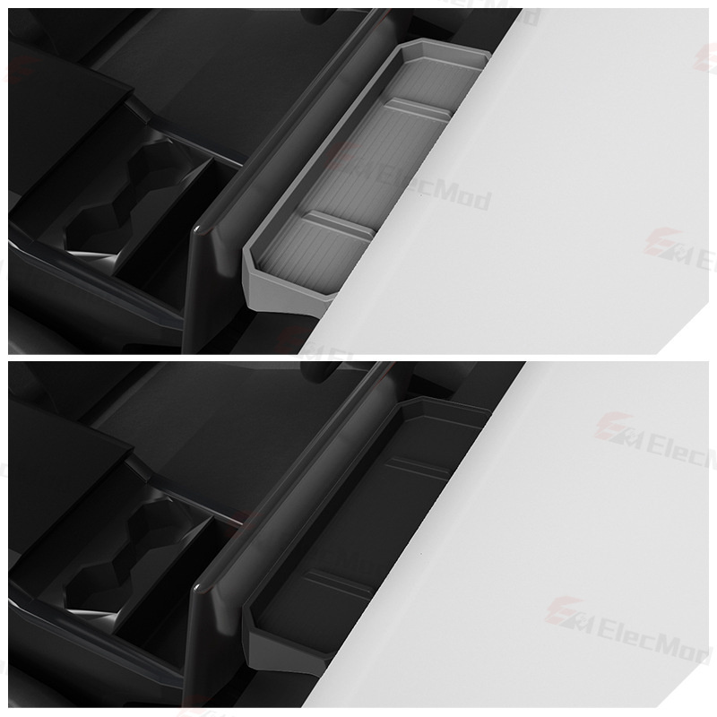 ElecMod Silicone Dashboard Storage Box For Tesla Cybertruck Accessories 