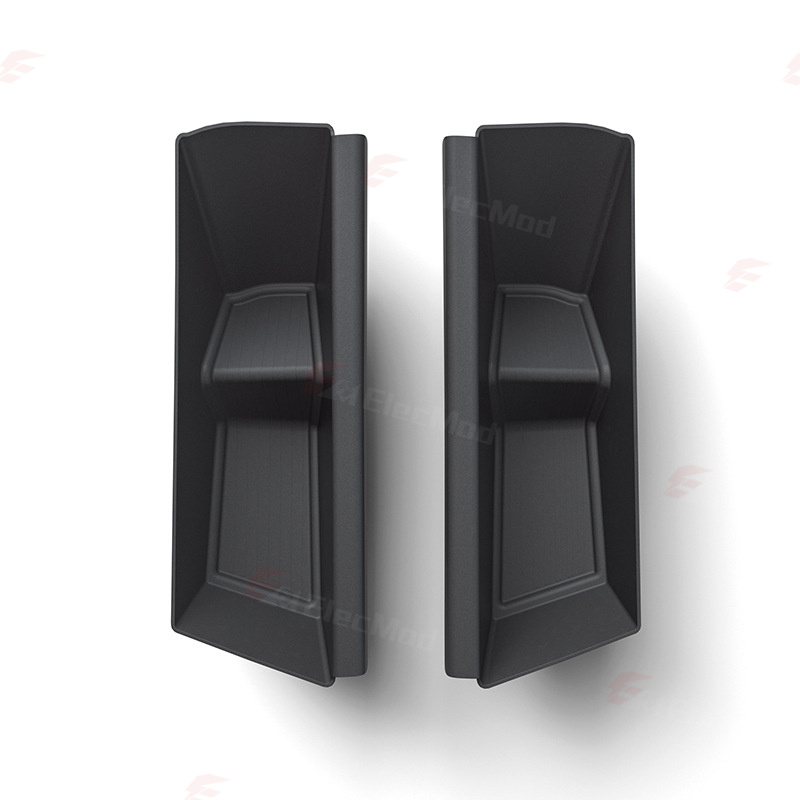 ElecMod Front Door Storage Box TPE Door Slot Organizer For Tesla Cybertruck