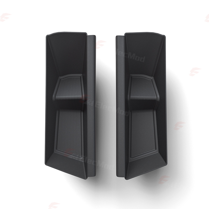 ElecMod Front Door Storage Box TPE Door Slot Organizer For Tesla Cybertruck