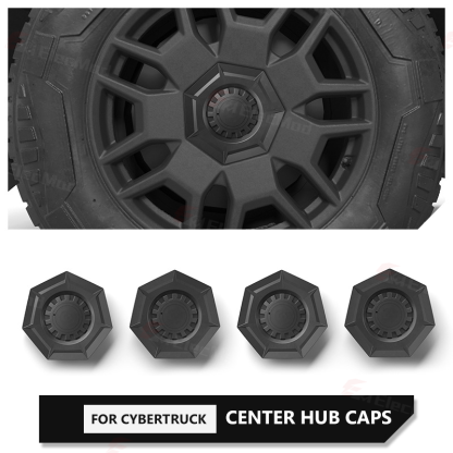 ElecMod Wheel Hub Caps For Tesla Cybertruck (Set of 4)