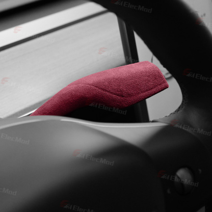 ElecMod Alcantara Gear Shift Trim Cover For Tesla Model 3/Y