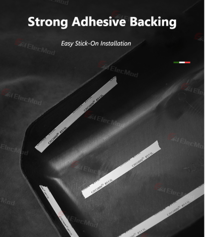 ElecMod Alcantara Rear AC Vents Trim Cover For Tesla Model 3/Y