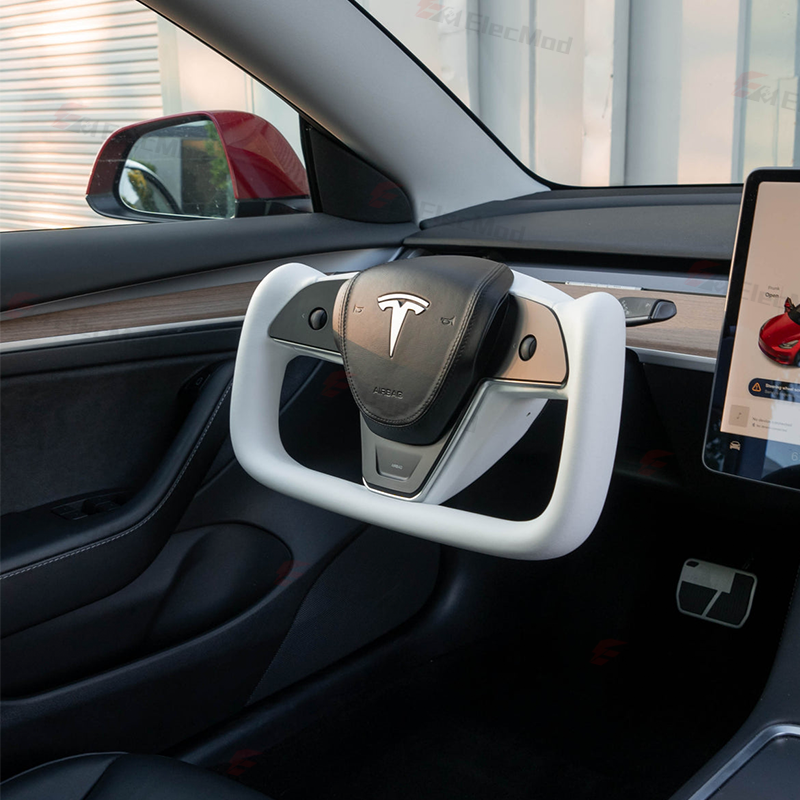 ElecMod Yoke Steering Wheel For Tesla Model 3/Y - Inspired By Tesla Model S/X