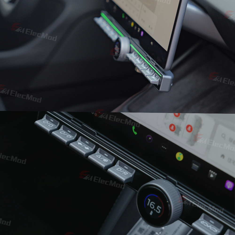 ElecMod Intelligent Rotating Button Docking Station for Tesla Model 3/Y/Highland