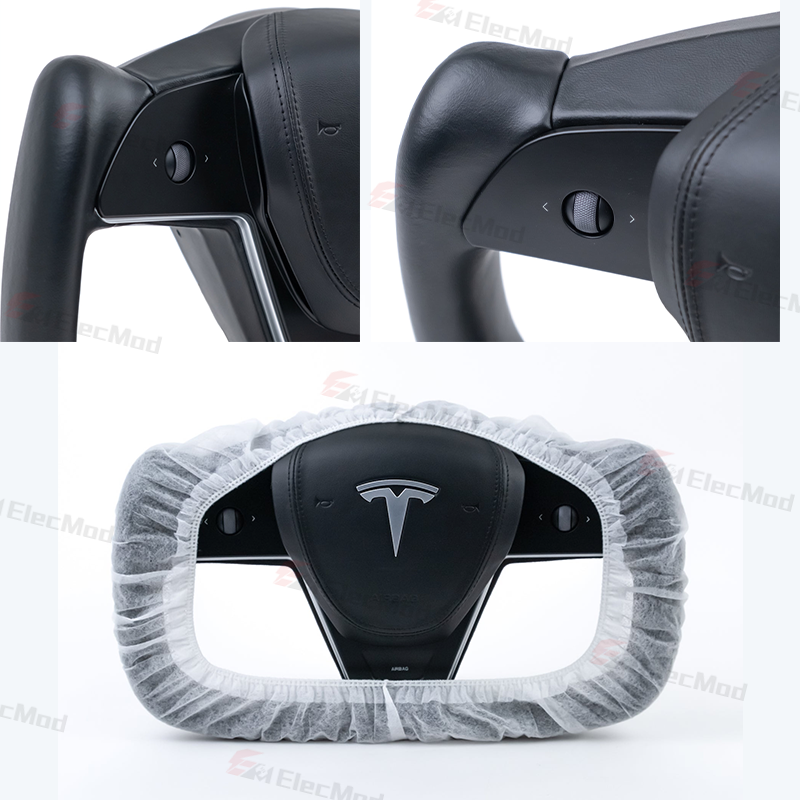 ElecMod Yoke Steering Wheel For Tesla Model 3/Y - Inspired By Tesla Model S/X