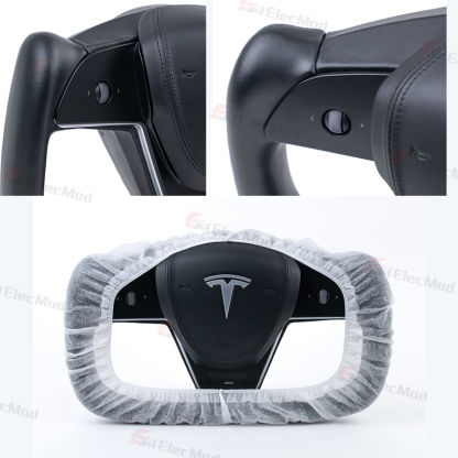 ElecMod Yoke Steering Wheel For Tesla Model 3/Y - Inspired By Tesla Model S/X