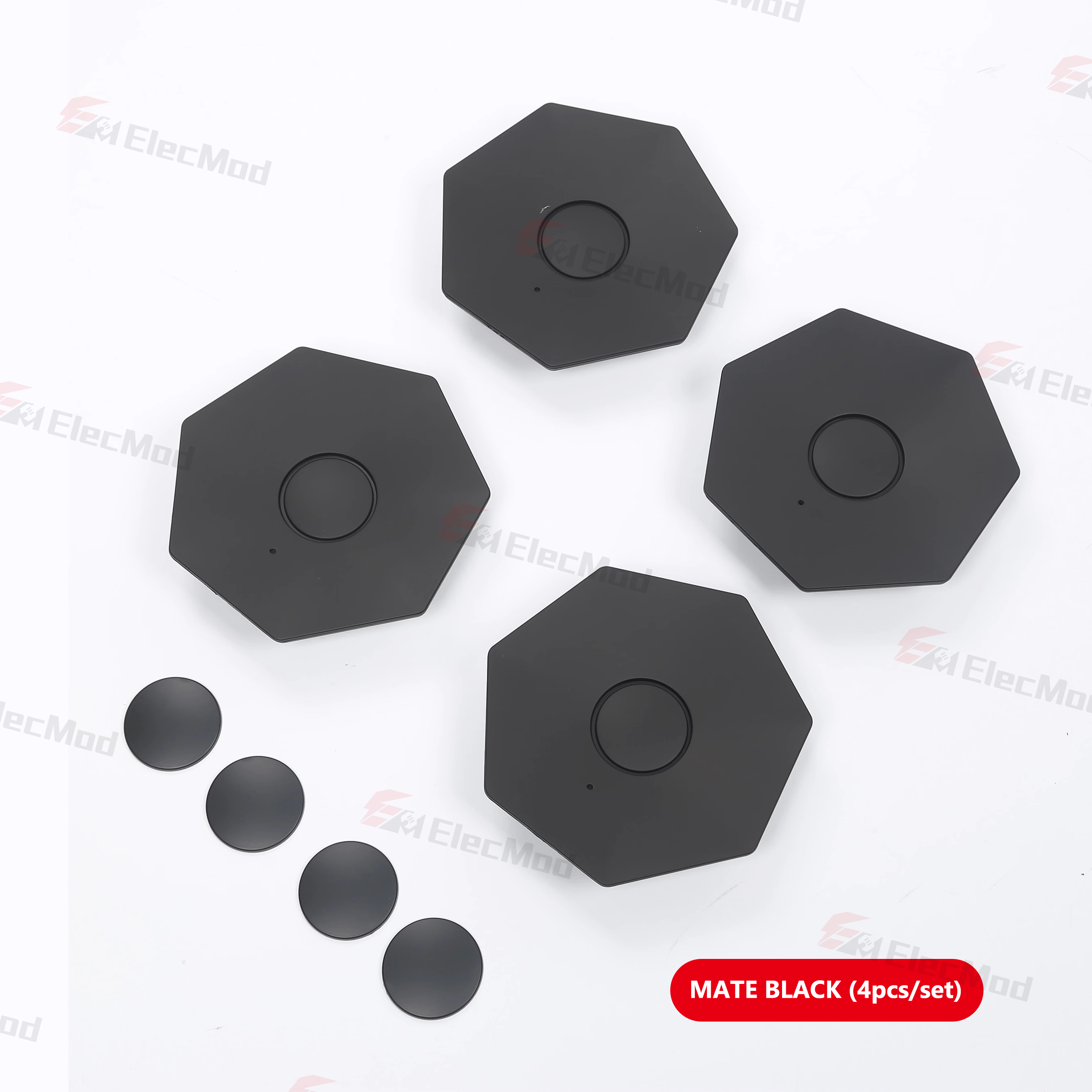 ElecMod Wheel Rims Center Hub Caps For Tesla Cybertruck
