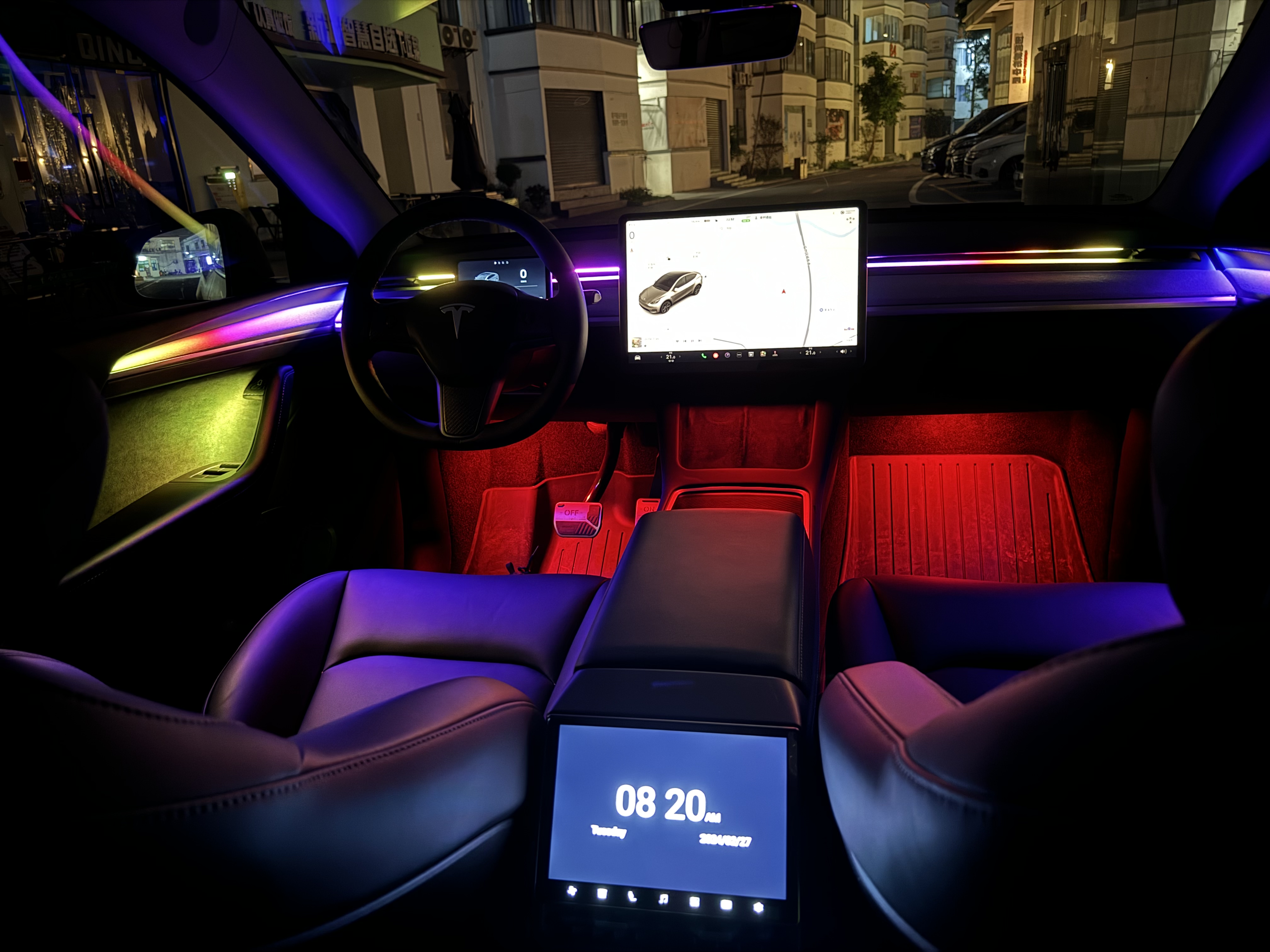 ElecMod Dynamic RGB Ambient Lighting Upgrade Kit For Model 3/Y