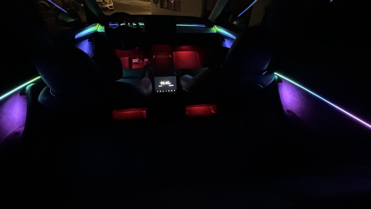 ElecMod Dynamic RGB Ambient Lighting Upgrade Kit For Model 3/Y