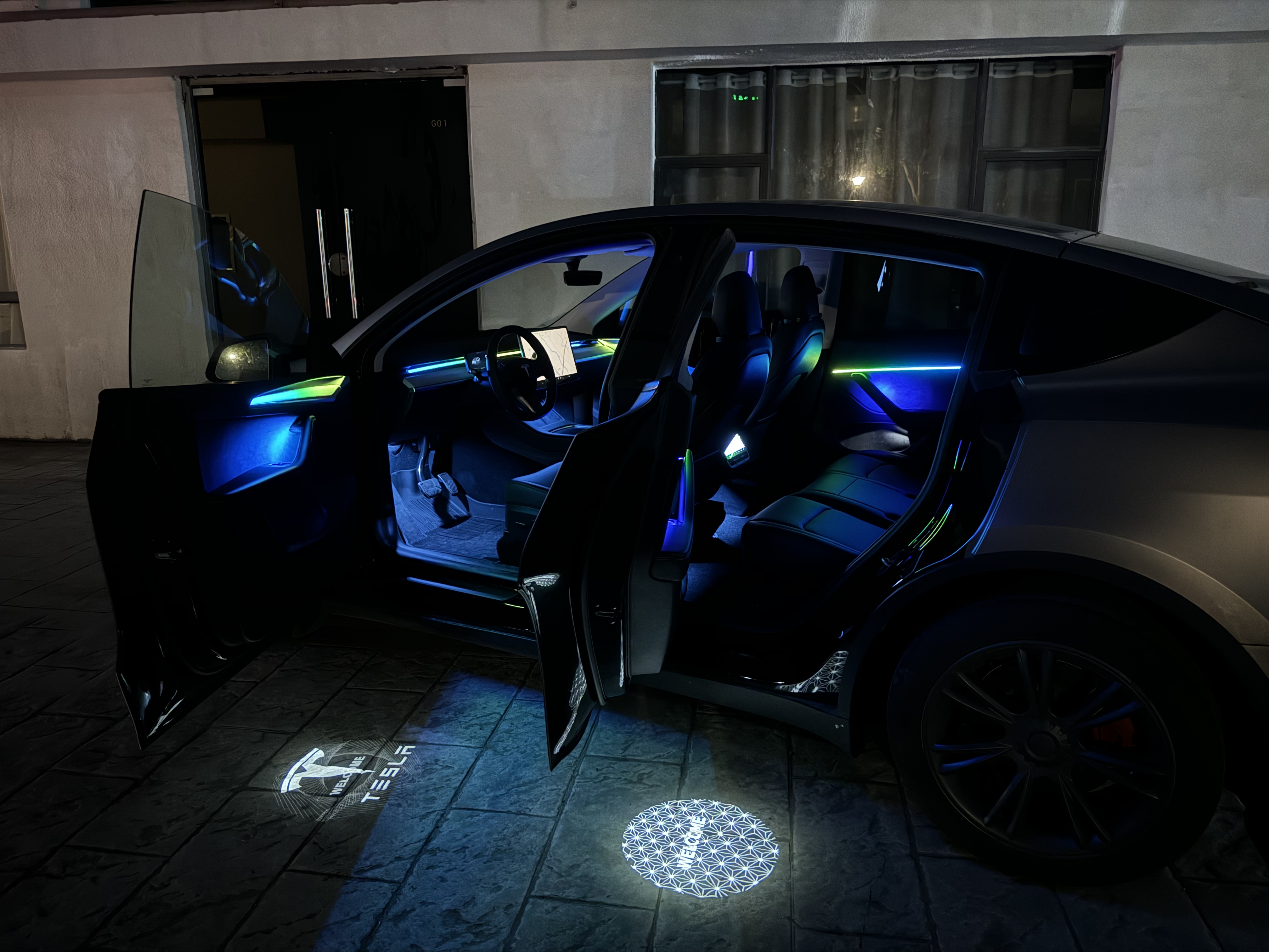 ElecMod Dynamic RGB Ambient Lighting Upgrade Kit For Model 3/Y