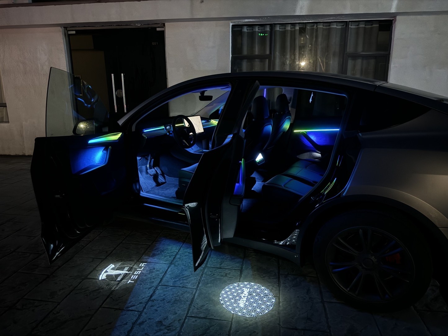 ElecMod Dynamic RGB Ambient Lighting Upgrade Kit For Model 3/Y