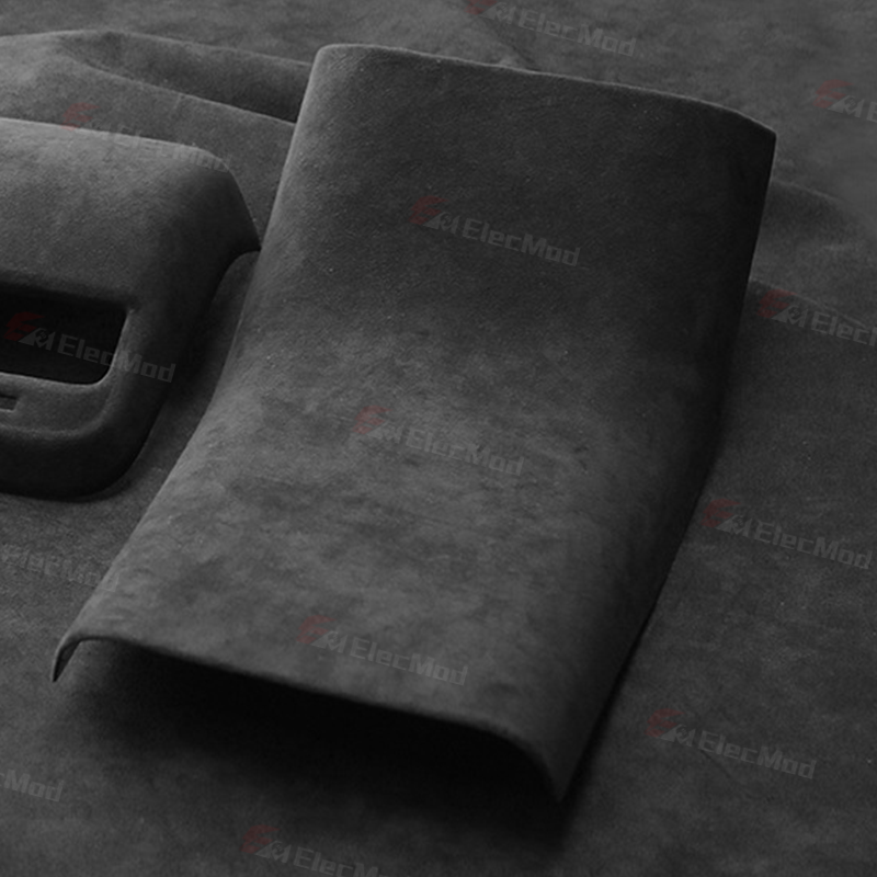 ElecMod Alcantara Rear Anti-kick Trim Cover For Tesla Model 3/Y