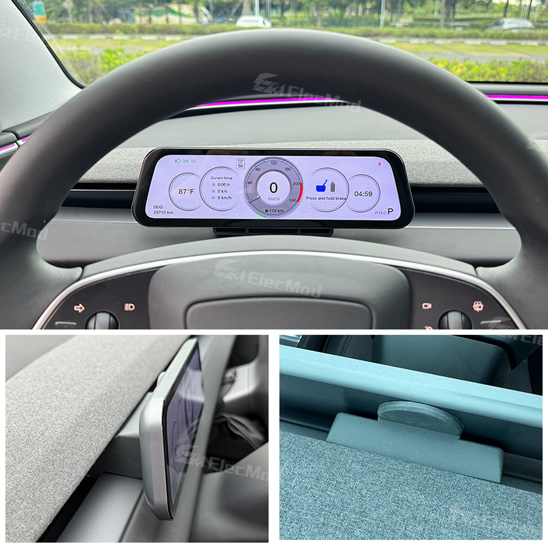 ElecMod F96 9.6-inch CarPlay Instrument Cluster For Model 3/Y / Model 3 Highland/Model Y Juniper